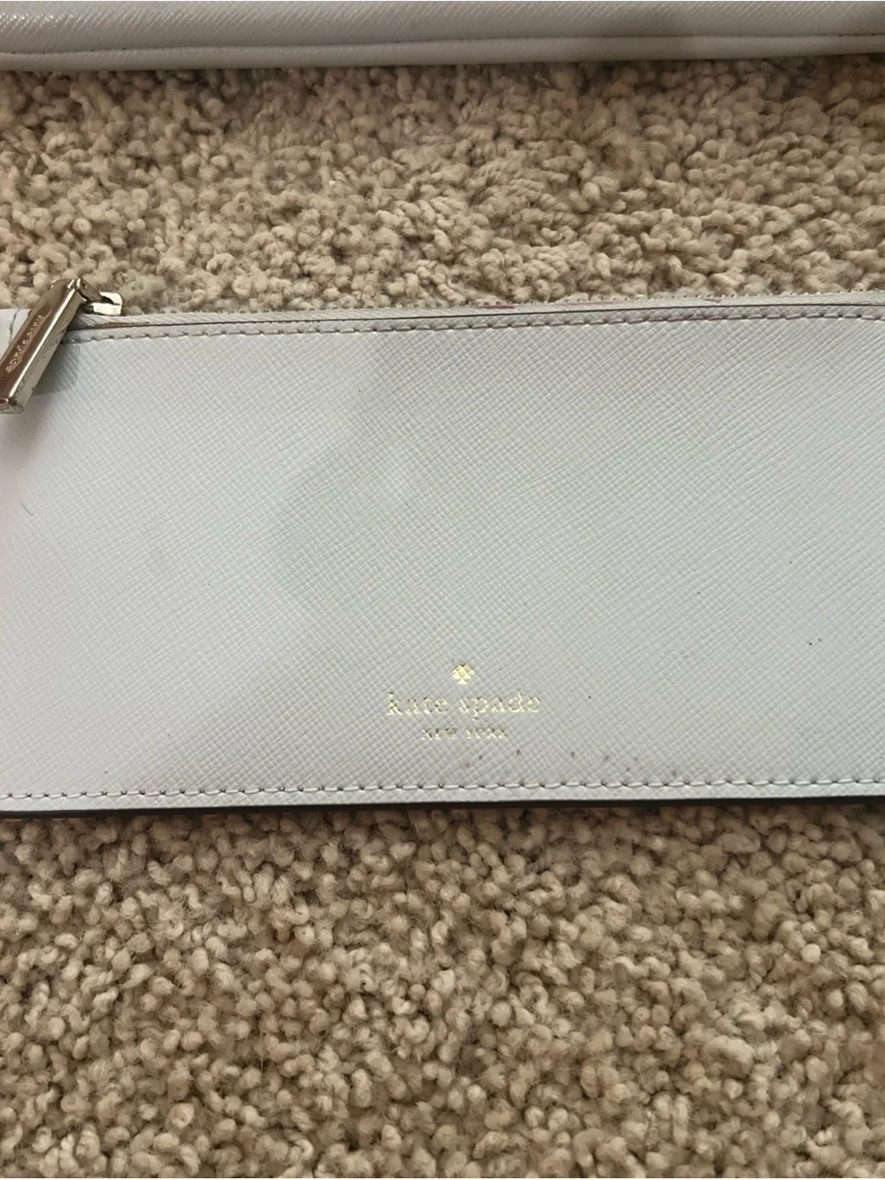 Kate Spade Sadie Saffiano Leather Top Zip Crossbody Bag With Zippered Pouch